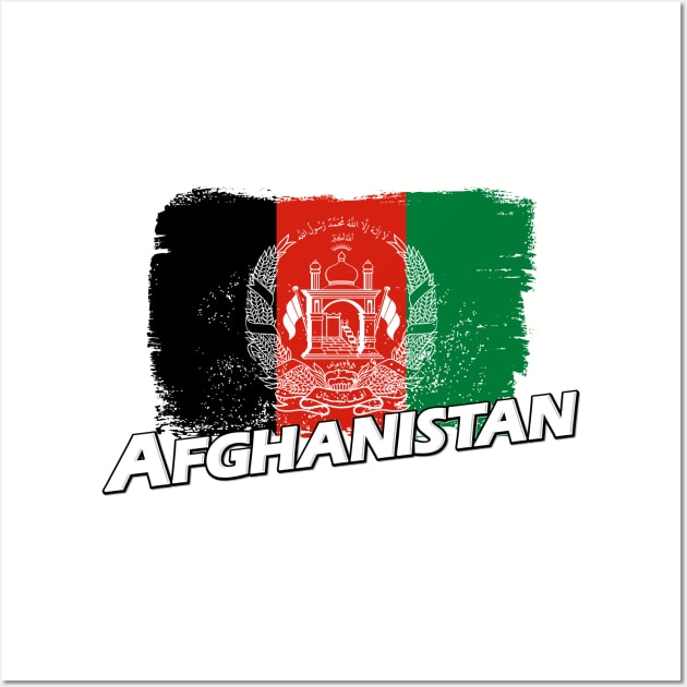 Afghanistan flag Wall Art by PVVD